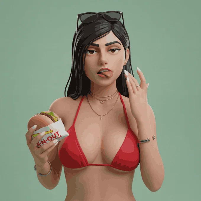 شخصية كرتونية 3D مملة بأسلوب مُبسَط ناعم