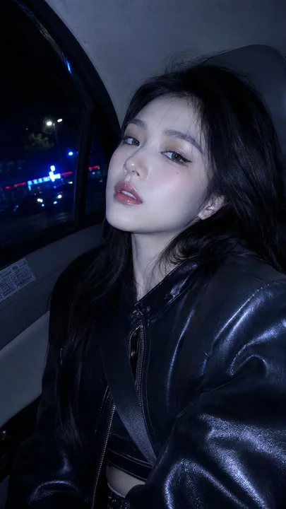 CCD直闪冷蓝夜景韩系女友视角
