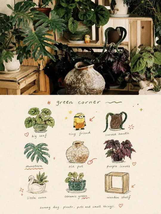 高级设计感稚拙手绘海报