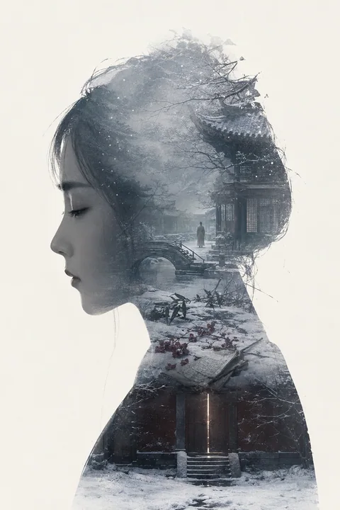 红楼梦终章:黛玉剪影里的落雪大观园