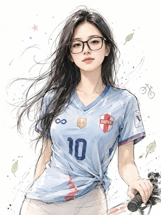 想象中的我日系手绘涂鸦插画