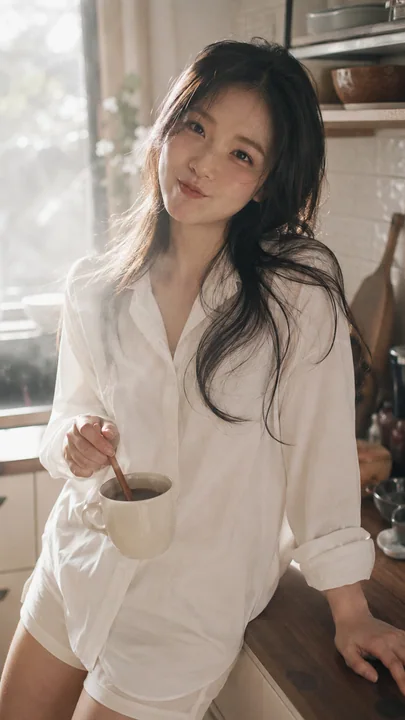 晨曦厨房中韩系爱豆的私密搞怪瞬间