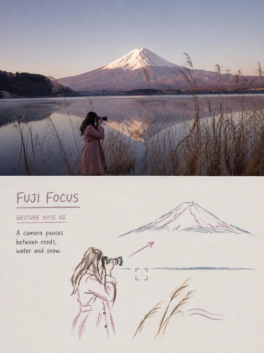 彩线旅行姿态笔记双联海报