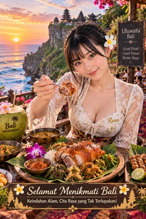 乌鲁瓦图悬崖餐厅巴厘岛美食人像