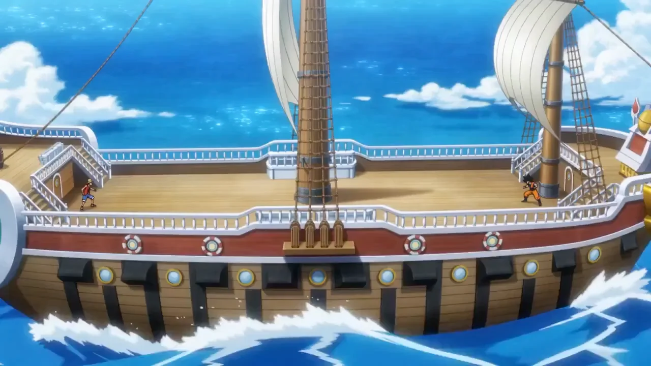 Luffy vs Goku : L’affrontement ultime sur le Sunny