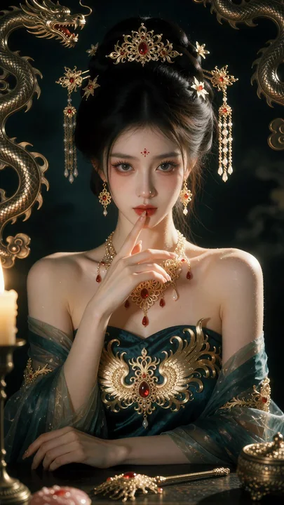 东方神话超写实古装电影定妆照
