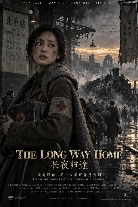 长夜归途战争电影女军医海报