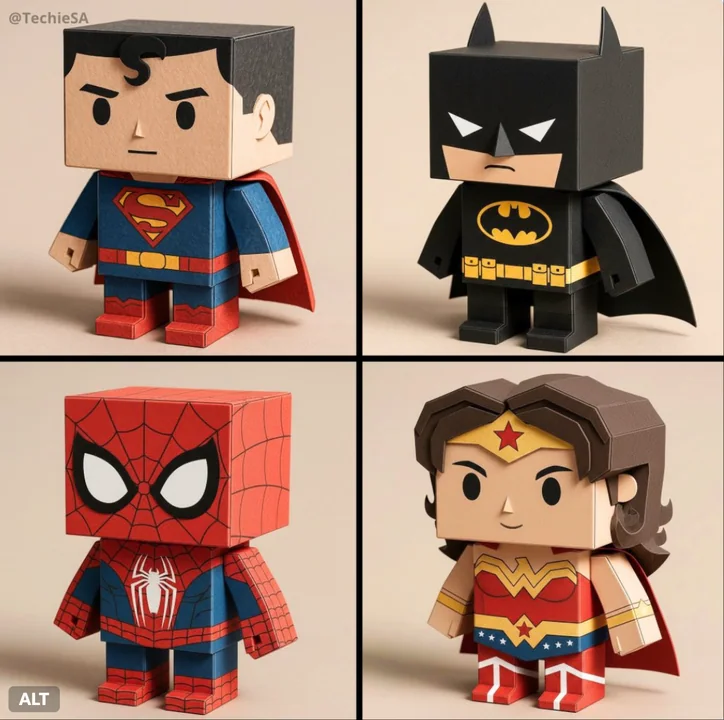 Paper toy version