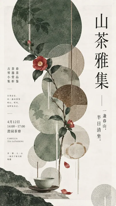 极简高级感编辑风格海报生成