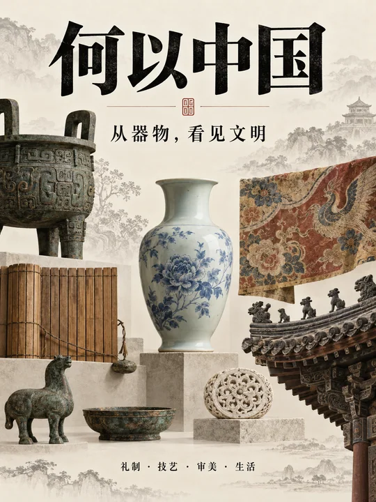 何以中国：博物馆级器物文明海报