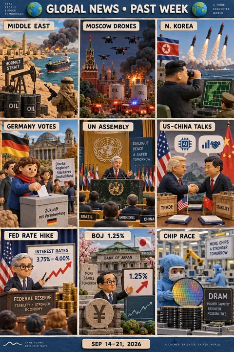 最近一周全球大事件粘土动画