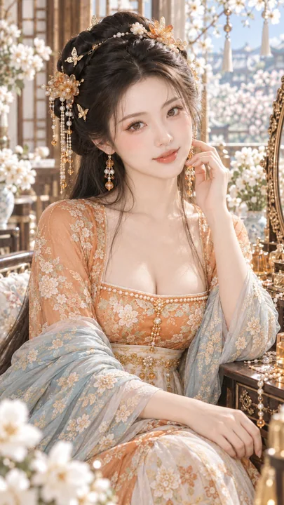 古风富养系明亮美妆写真甜贵温润大小姐