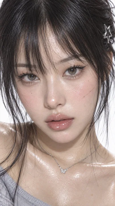 千禧年日系杂志风Y2K清冷感美妆特写