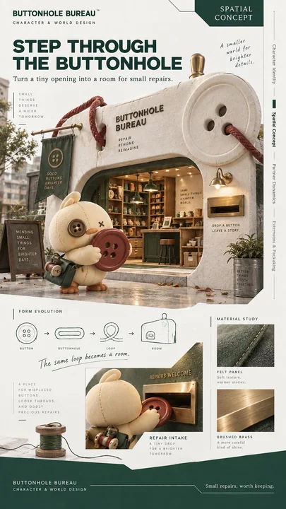 原创角色IP品牌设计提案四页全案