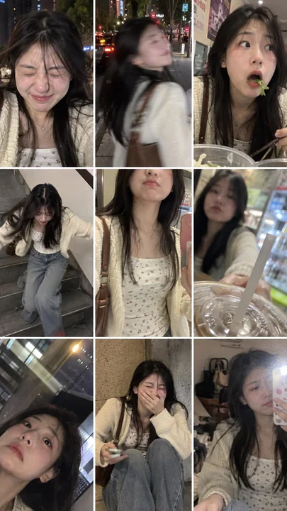 素人生活失败废片九宫格集合