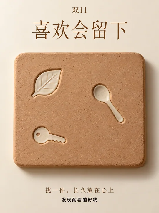 陶板上的时光印记:喜欢会留下
