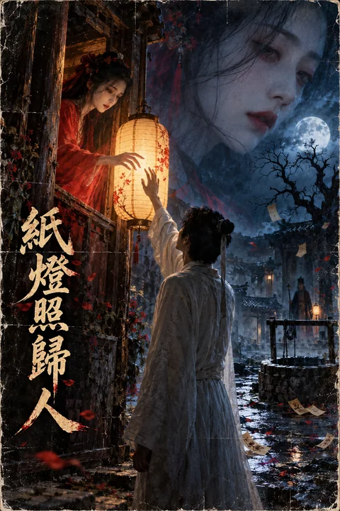 九十年代港式灵异美学纸灯照归人