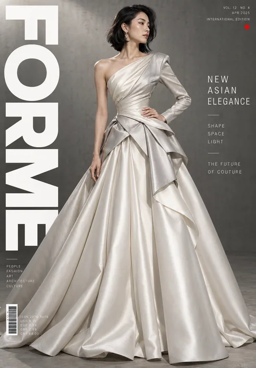 東洋の美：FORME誌のミニマルラグジュアリーな表紙