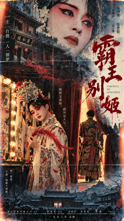 Recreating Farewell My Concubine: A 1990s Hong Kong Art House Film Poster