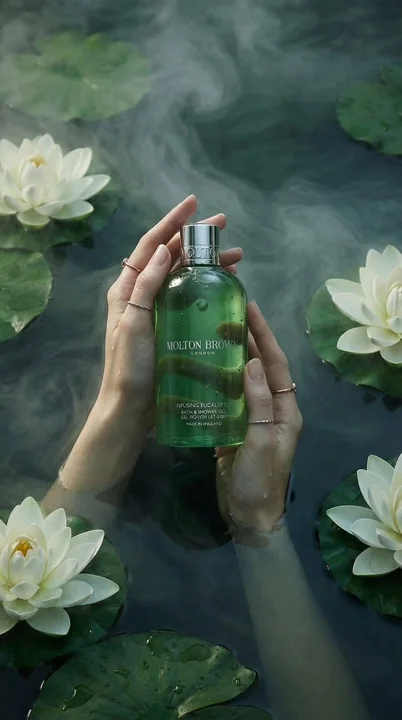 奢华水疗氛围沐浴露产品摄影
