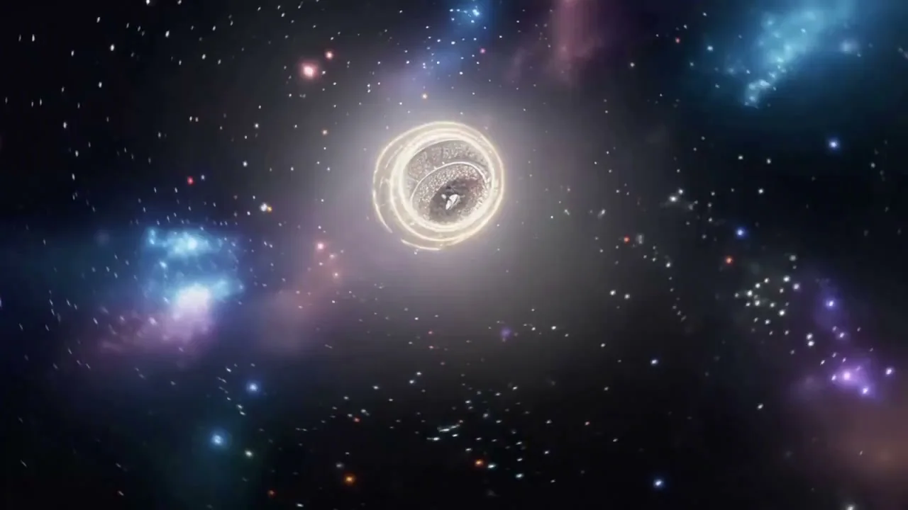 坂田银时置身于宏大的宇宙竞技场