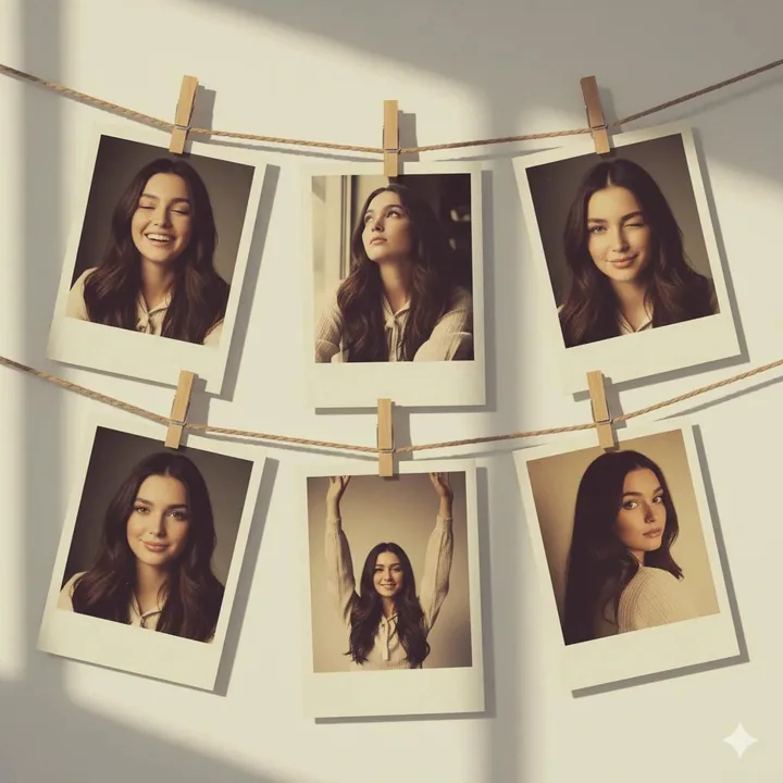 6 photos vintage Polaroid