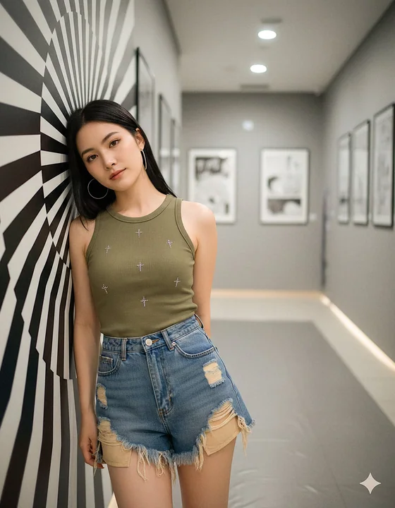 走廊里的女人