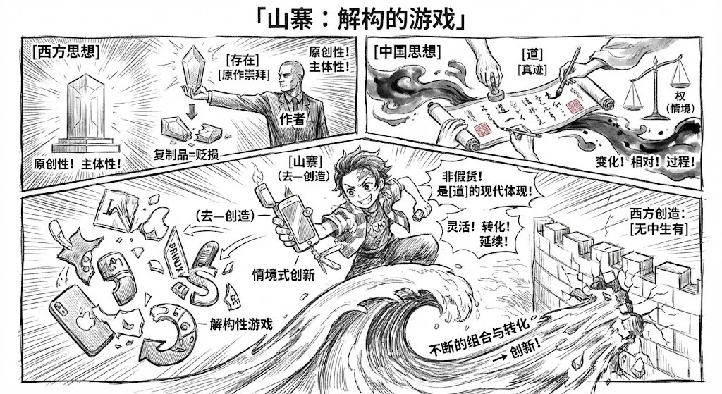分割されたマンガ原画図