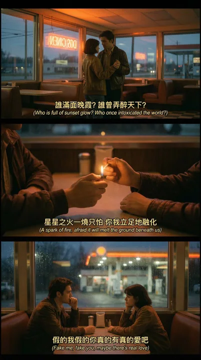 根据歌词生成电影般的画面
