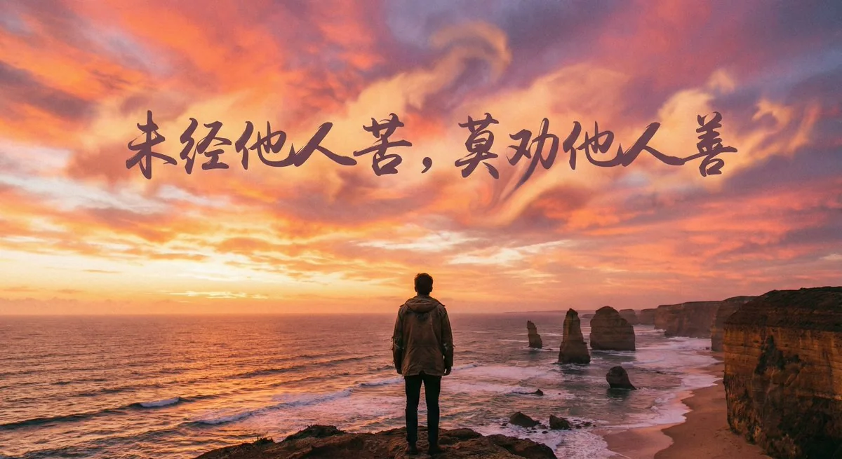 人の苦しみを知らないなら、人に善行を勧めなさい。