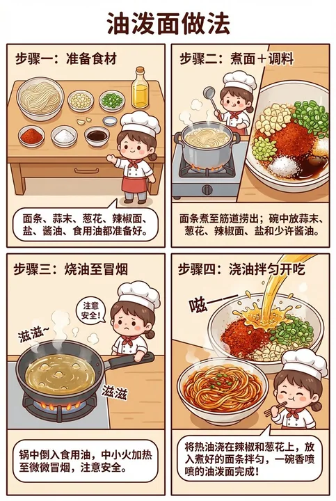 油泼面宫格漫画图