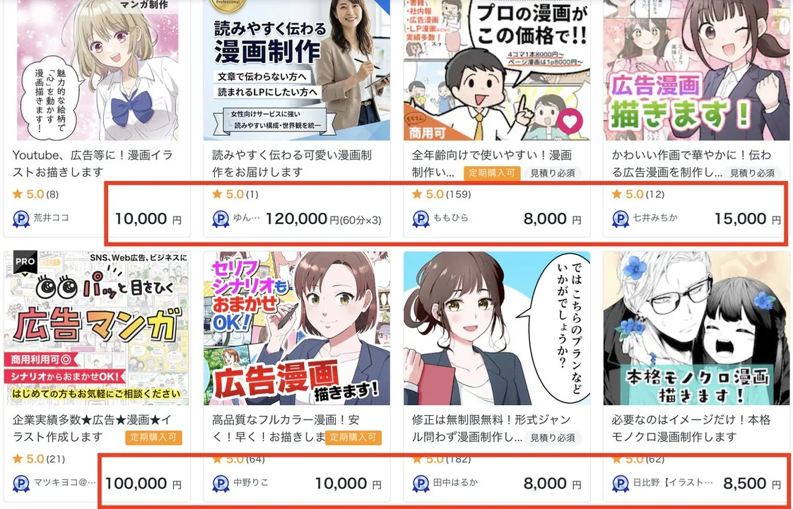 鲜艳波普艺术风格的可爱四格漫画