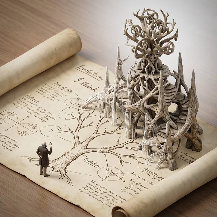 Gaze upon the architectural abyss of a black hole made tangible through chalk formulas.