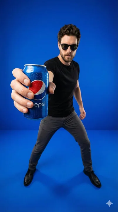 Icy Pepsi Commercial with Extreme Wide-Angle Perspective
