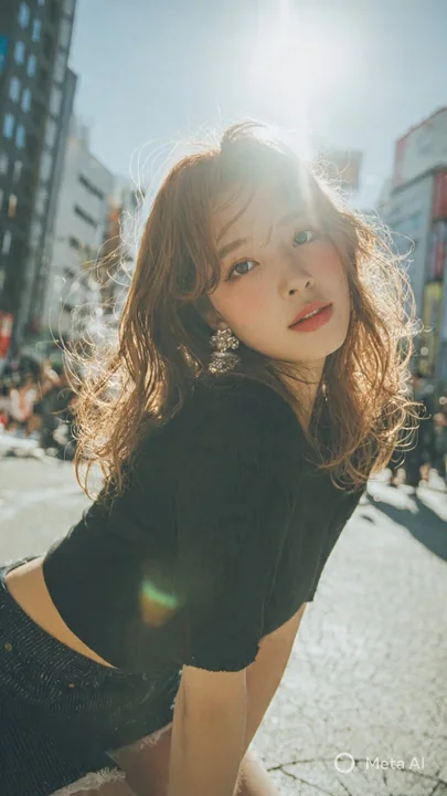 一位年轻漂亮的日本女模特