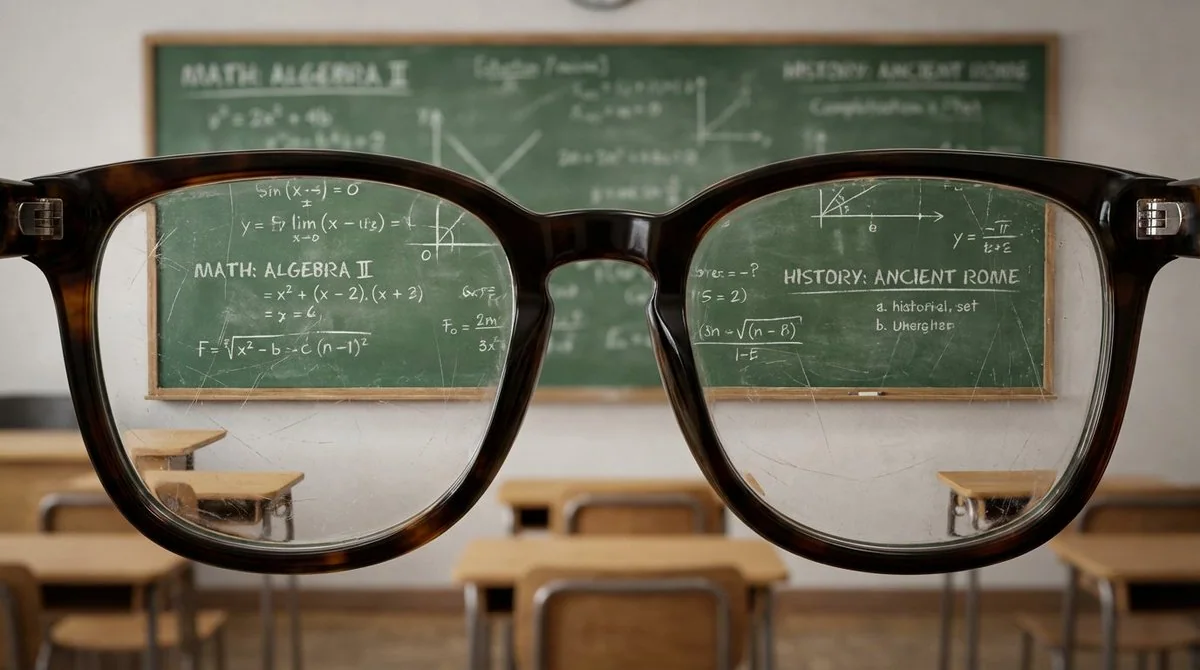 La perspective d'une personne myope