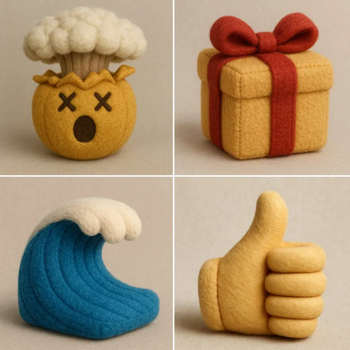 Fuzzy emoji form