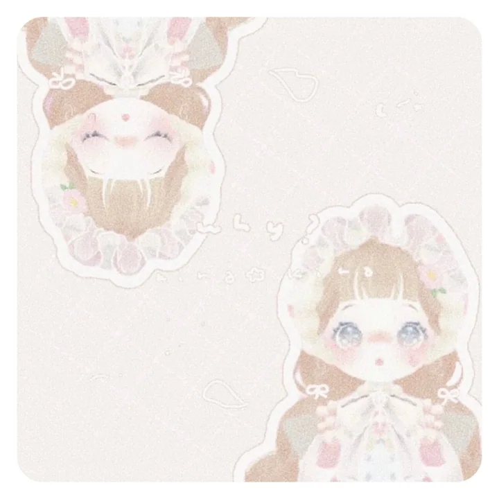 眼眸中闪烁着璀璨星光的梦幻少女