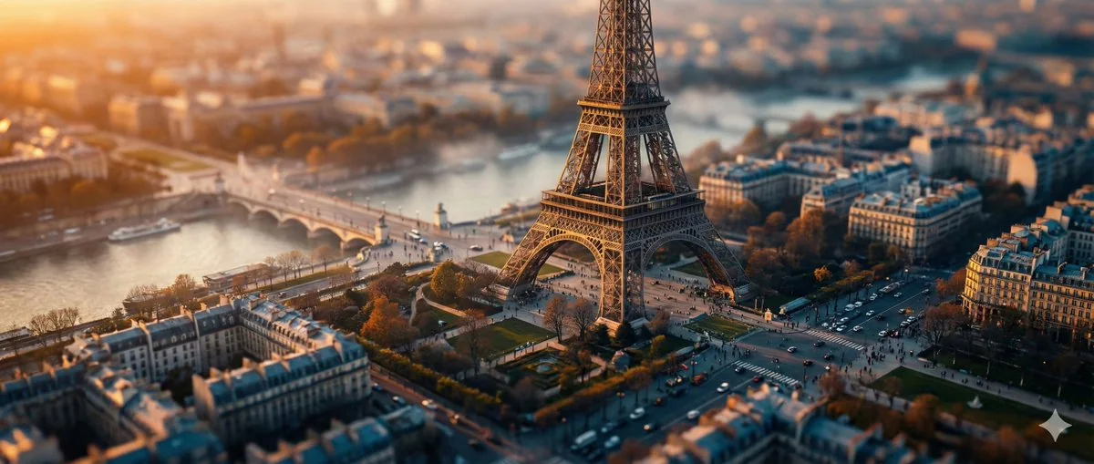 Real-world tilt-shift photography