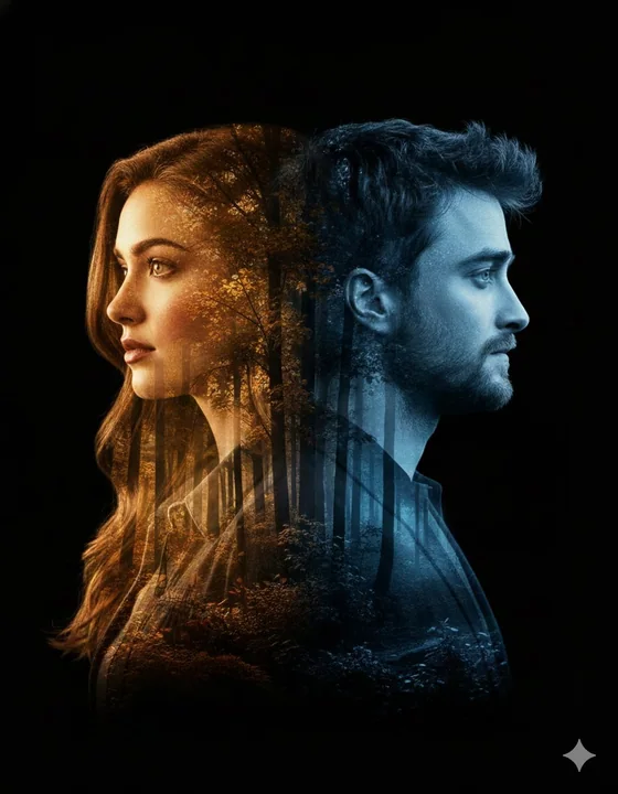 Movie-Grade Double Exposure Poster Design