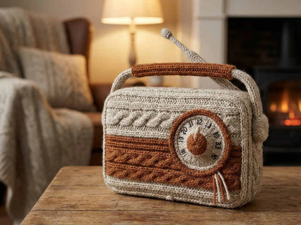 Hard machinery transformed into warm, soft woolen fabric