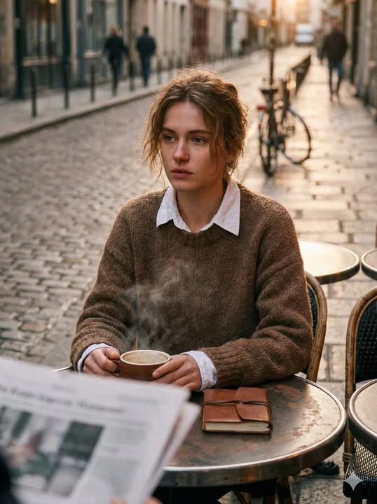 Portrait of an introspective girl in morning light, in the style of Nan Goldin
