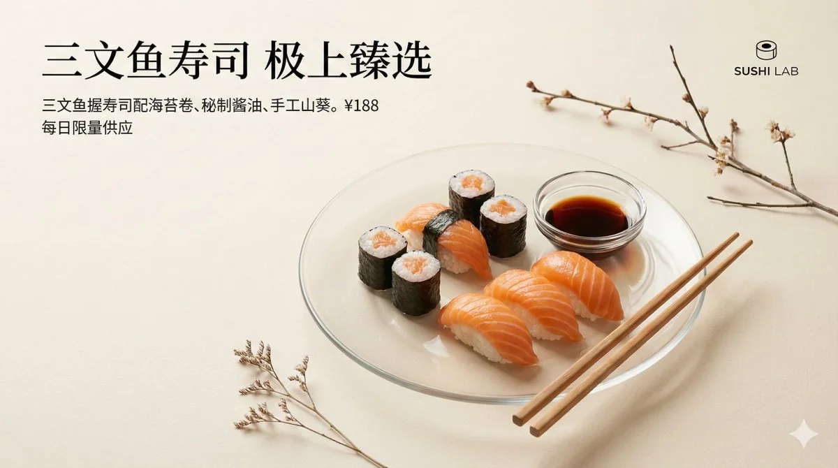 ハイアングル商業食事写真