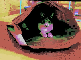 Restauration pixel art de fond avec une précision matérielle de niveau NES