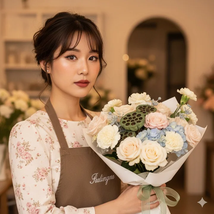 Vibrant floral photography of a dreamy pastoral florist