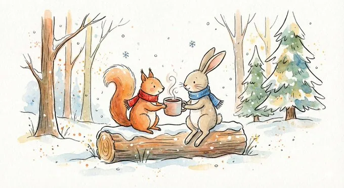 Children's style illustration
